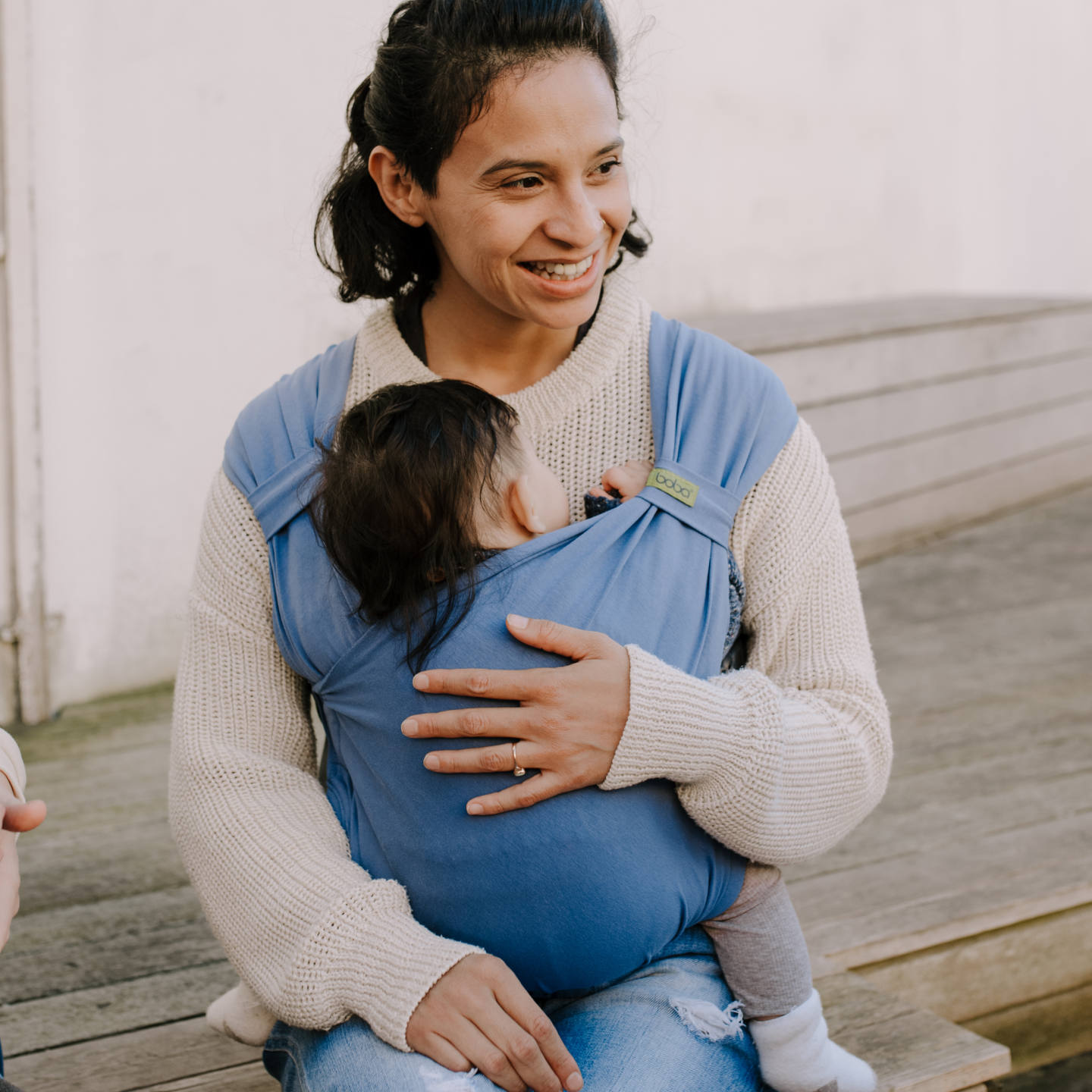 Boba Bliss Adjustable Carrier in Vintage Navy Blue