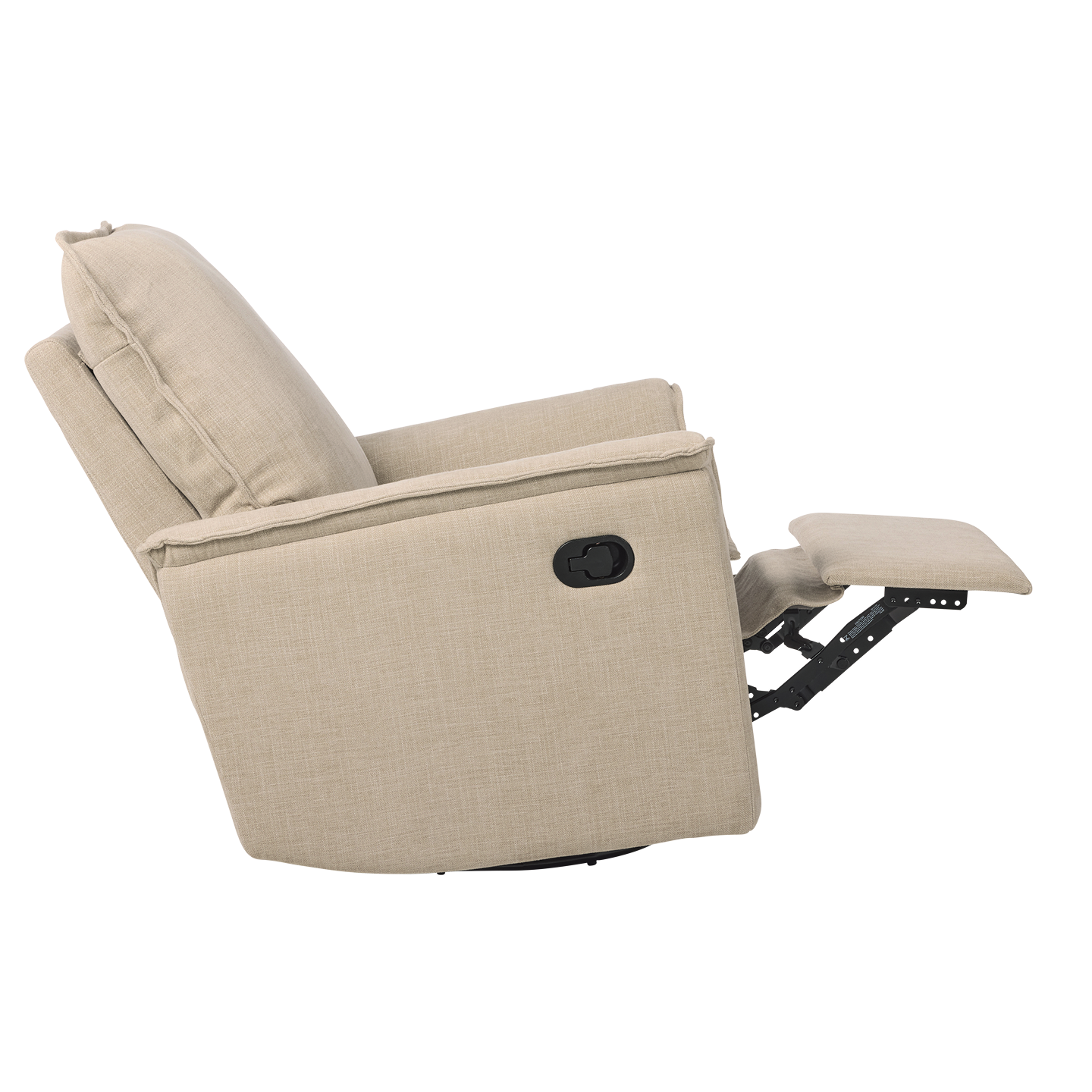Louie Recliner Glider Nursery Chair in Latté