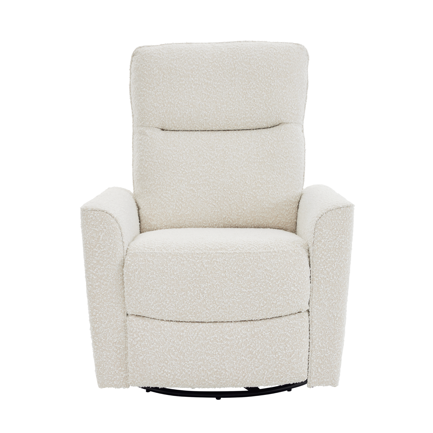 Felix Recliner Glider Nursery Chair in Vanilla Bouclé