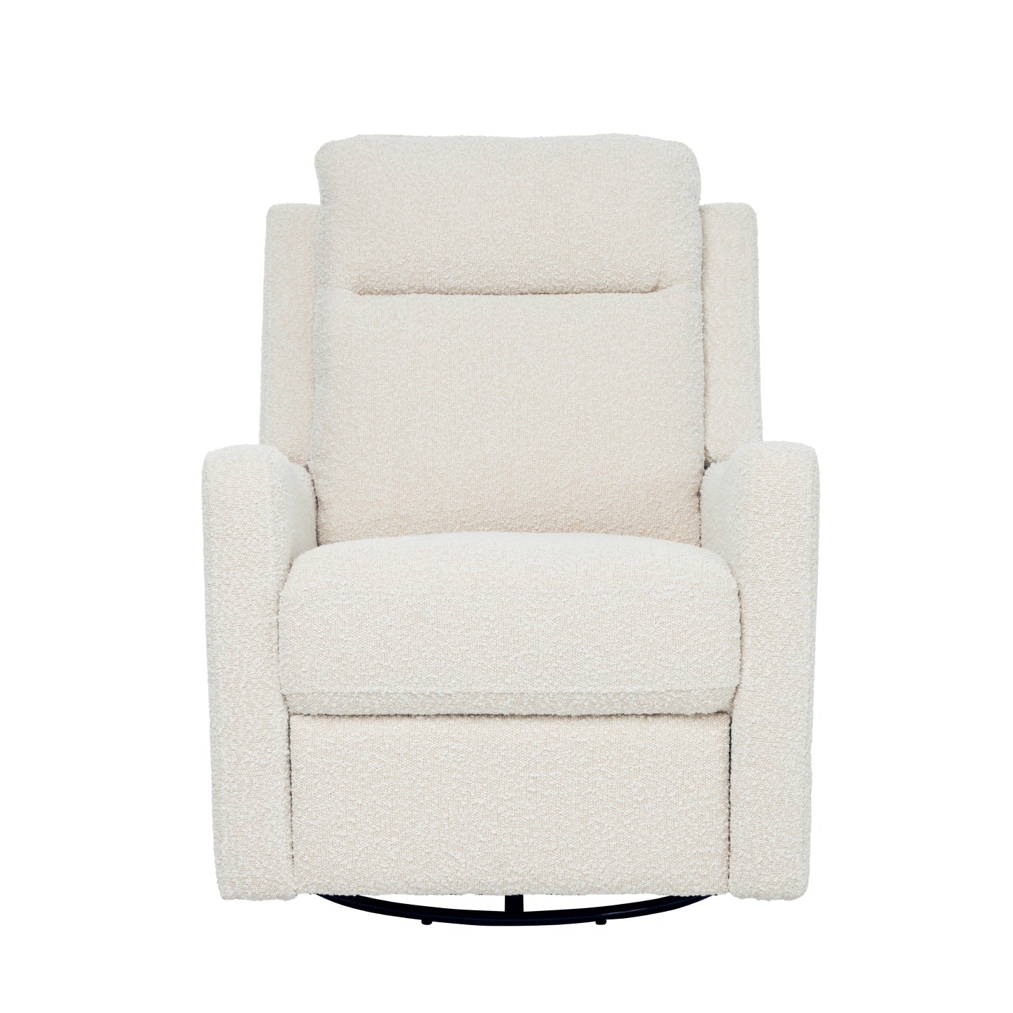 Henry Electric Recliner Glider Chair with USB in Vanilla Bouclé