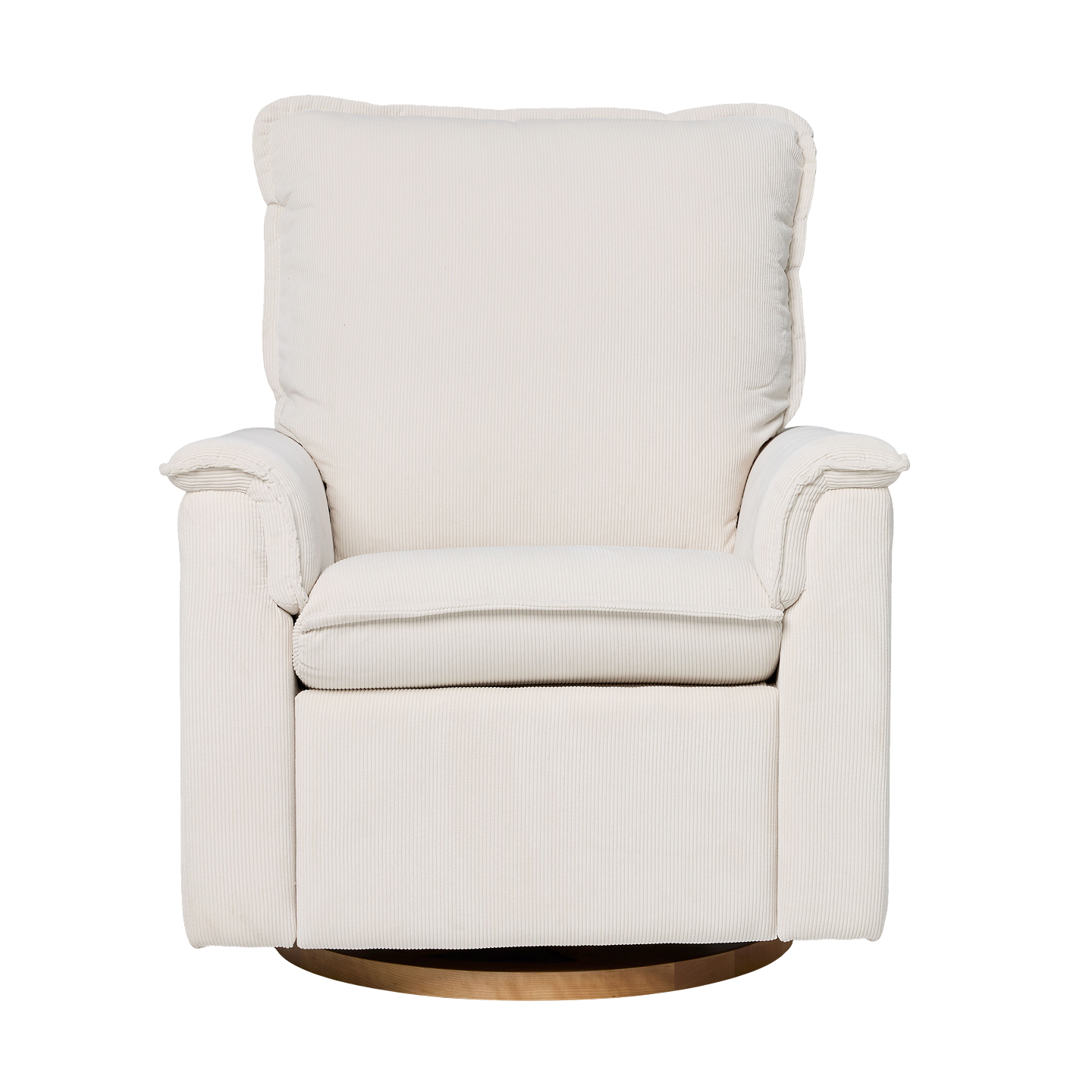 Louie Electric Recliner Glider Nursery Chair in Coconut Corduroy