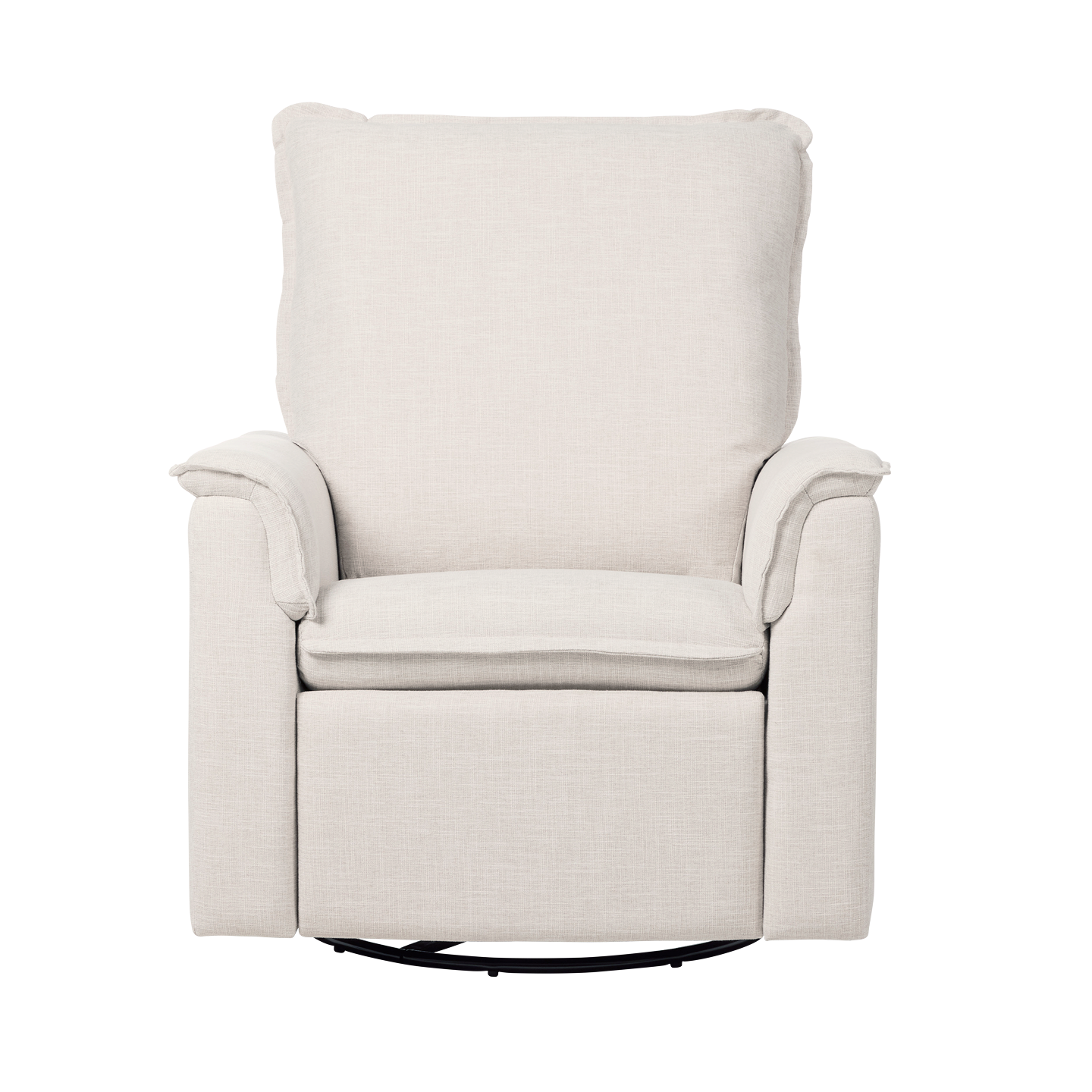 Louie Recliner Glider Nursery Chair in Eggshell