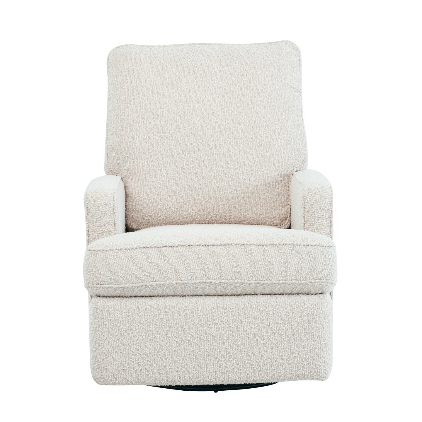Quinn Electric Recliner Glider Chair with USB in Vanilla Bouclé