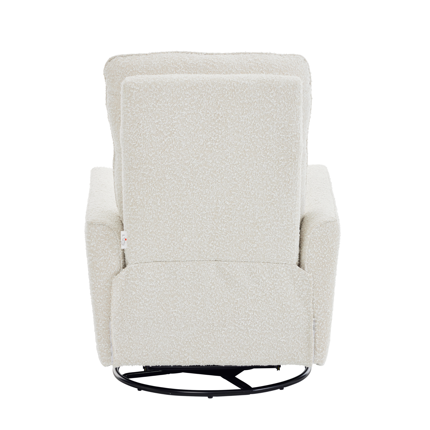 Felix Electric Recliner Glider Chair with USB in Vanilla Bouclé