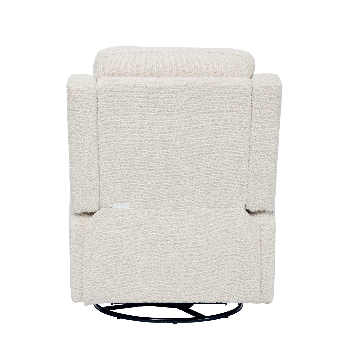 Henry Electric Recliner Glider Chair with USB in Vanilla Bouclé