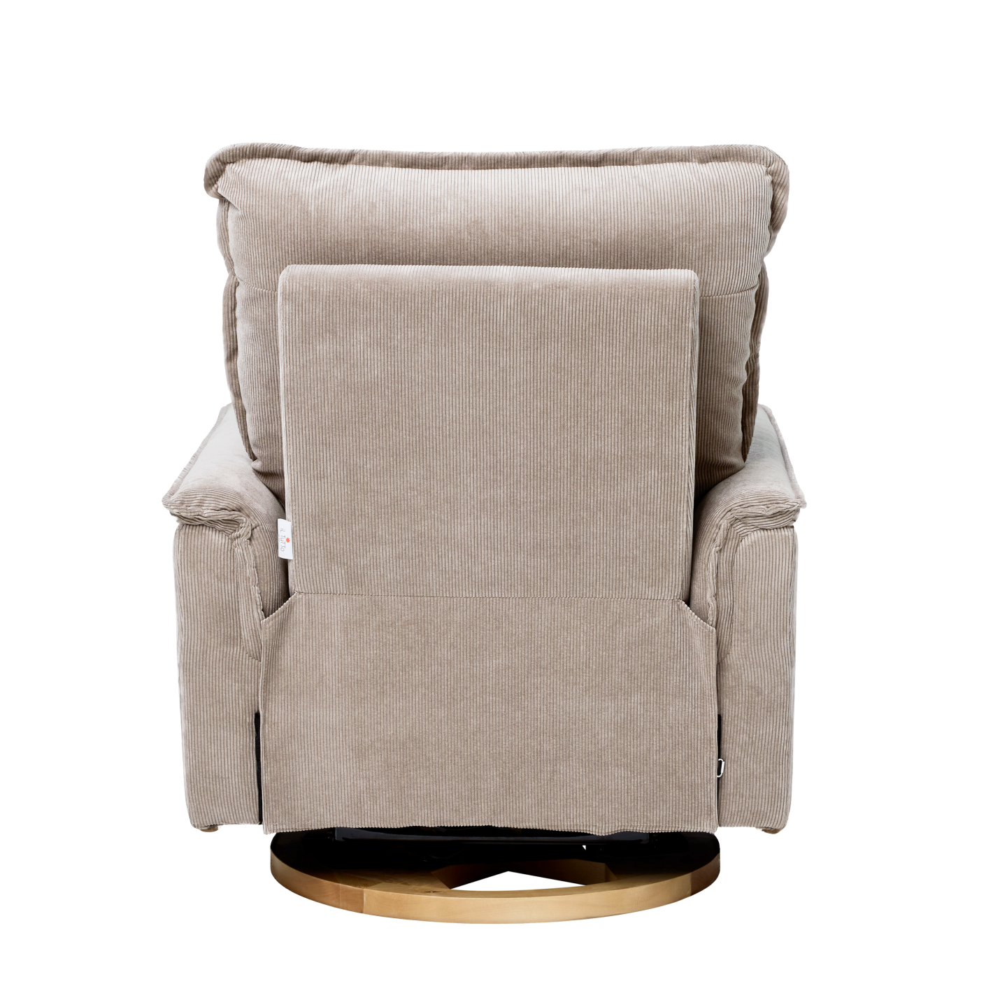 Louie Electric Recliner Glider Nursery Chair in Taupe Corduroy