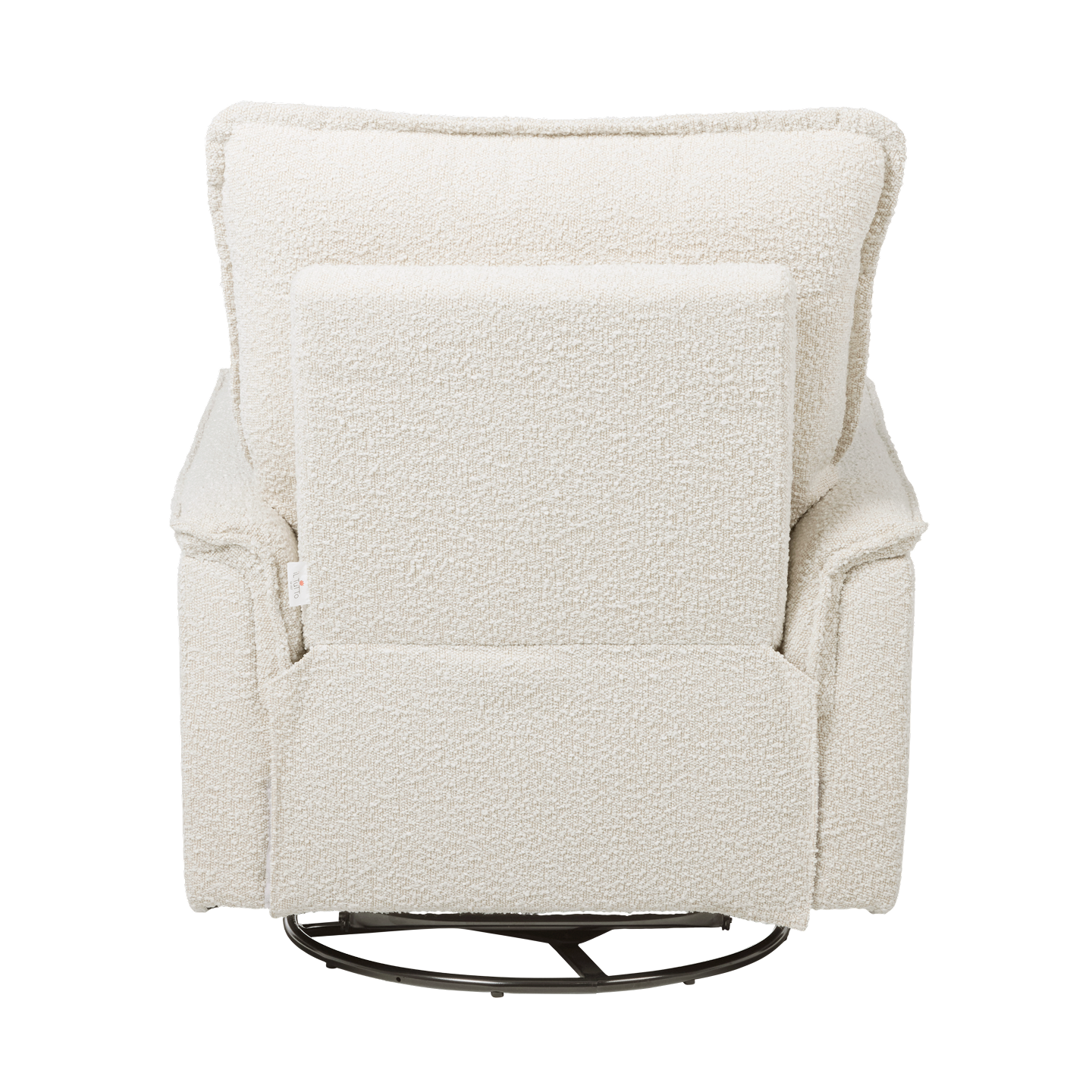 Louie Recliner Glider Nursery Chair in Vanilla Bouclé