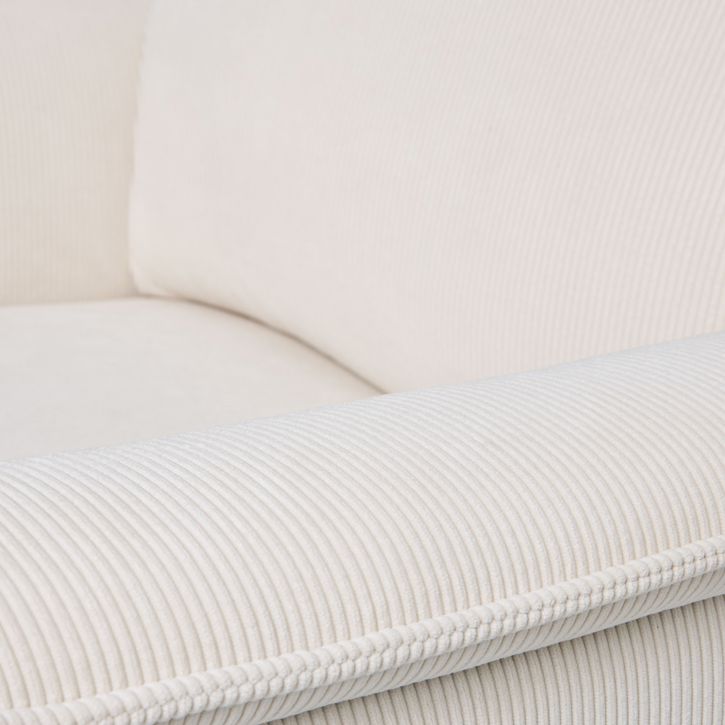 Louie Electric Recliner Glider Nursery Chair in Coconut Corduroy