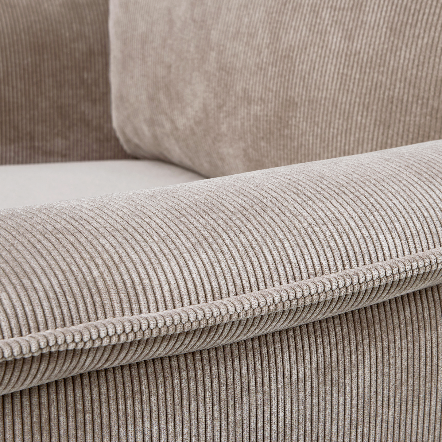 Louie Electric Recliner Glider Nursery Chair in Taupe Corduroy