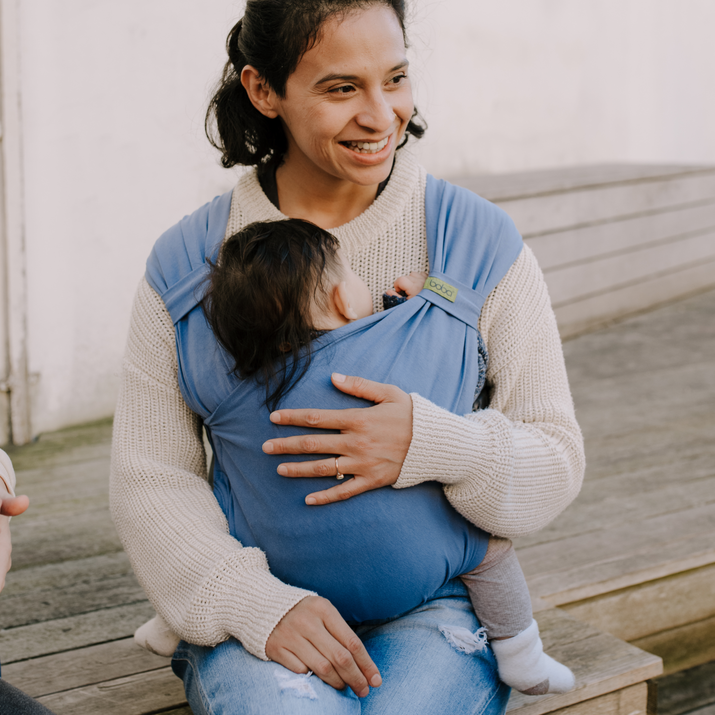 Boba Bliss Adjustable Carrier in Vintage Navy Blue