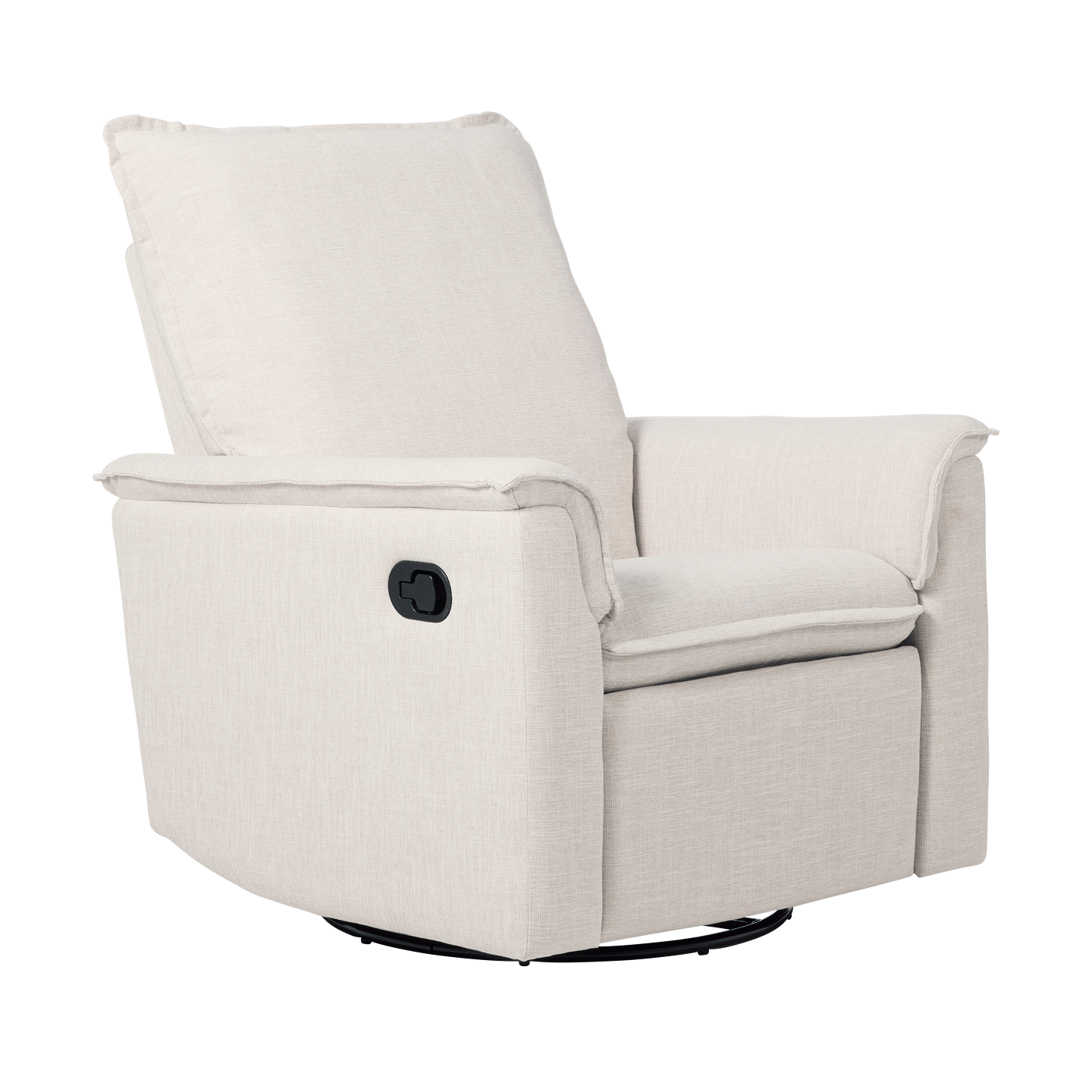 Louie Recliner Glider Nursery Chair in Eggshell