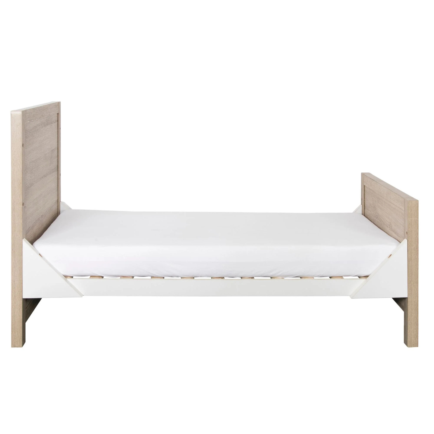 Tutti Bambini Modena 3 in 1 Cot bed in White/Oak