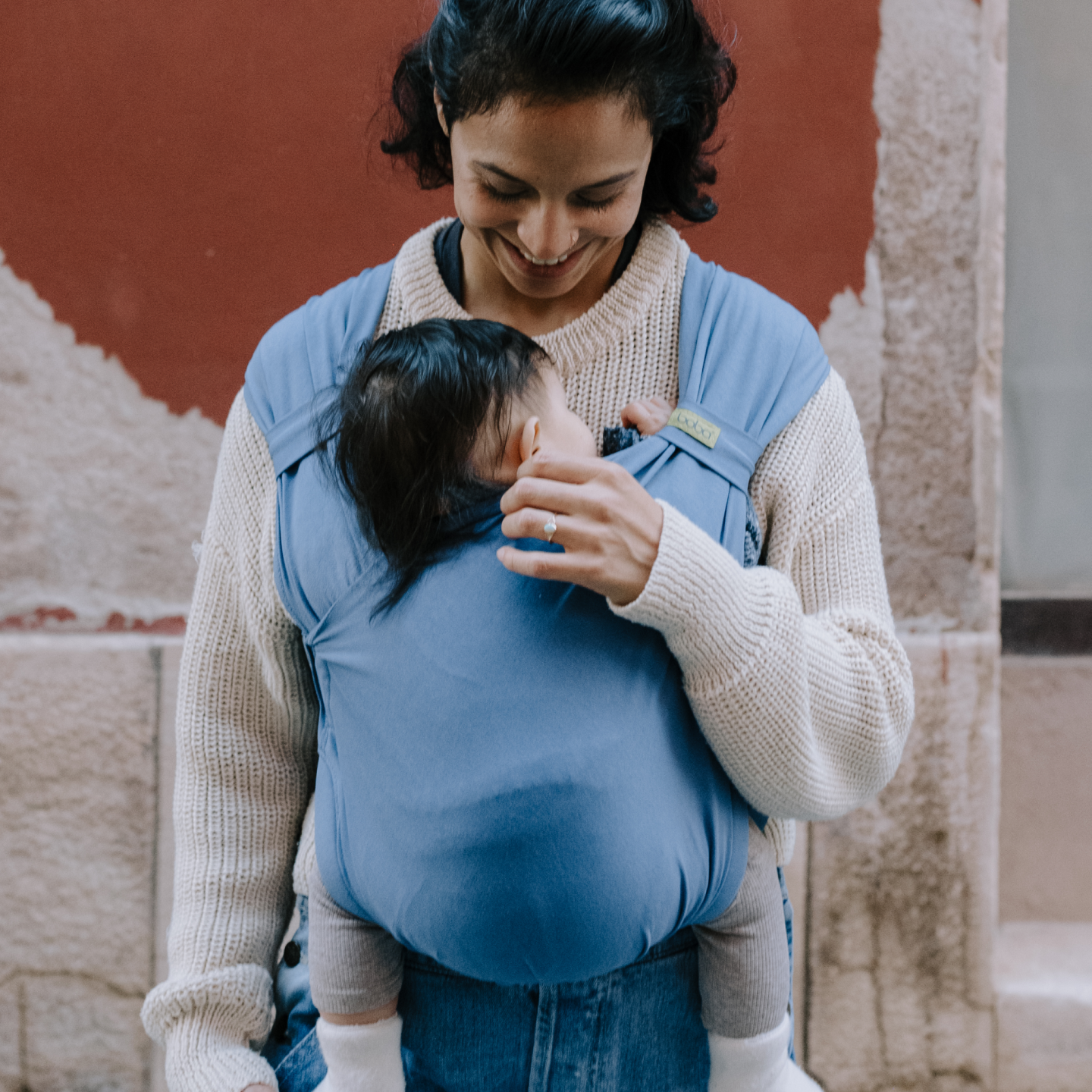 Boba Bliss Adjustable Carrier in Vintage Navy Blue