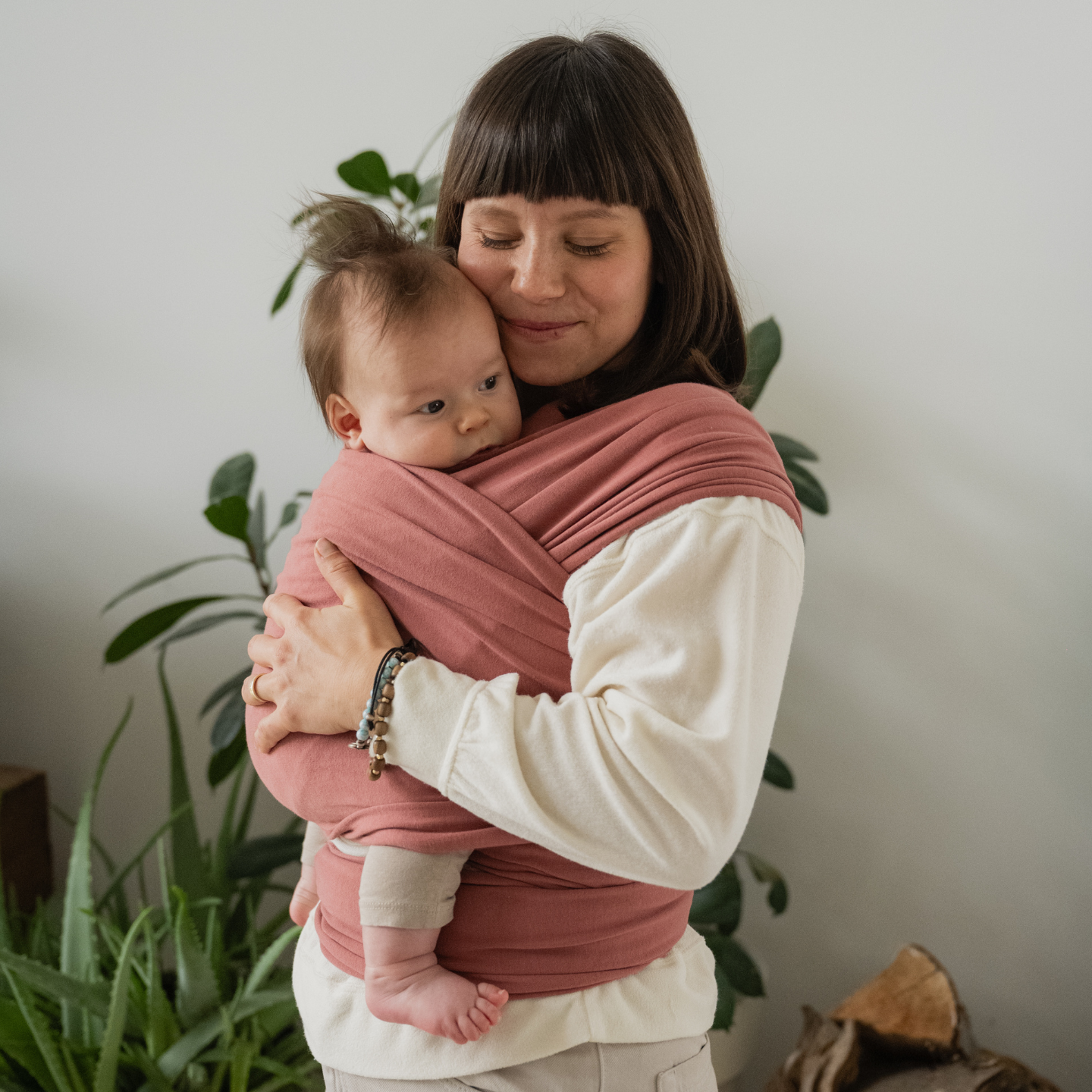 Boba Classic Wrap in Dusty Pink