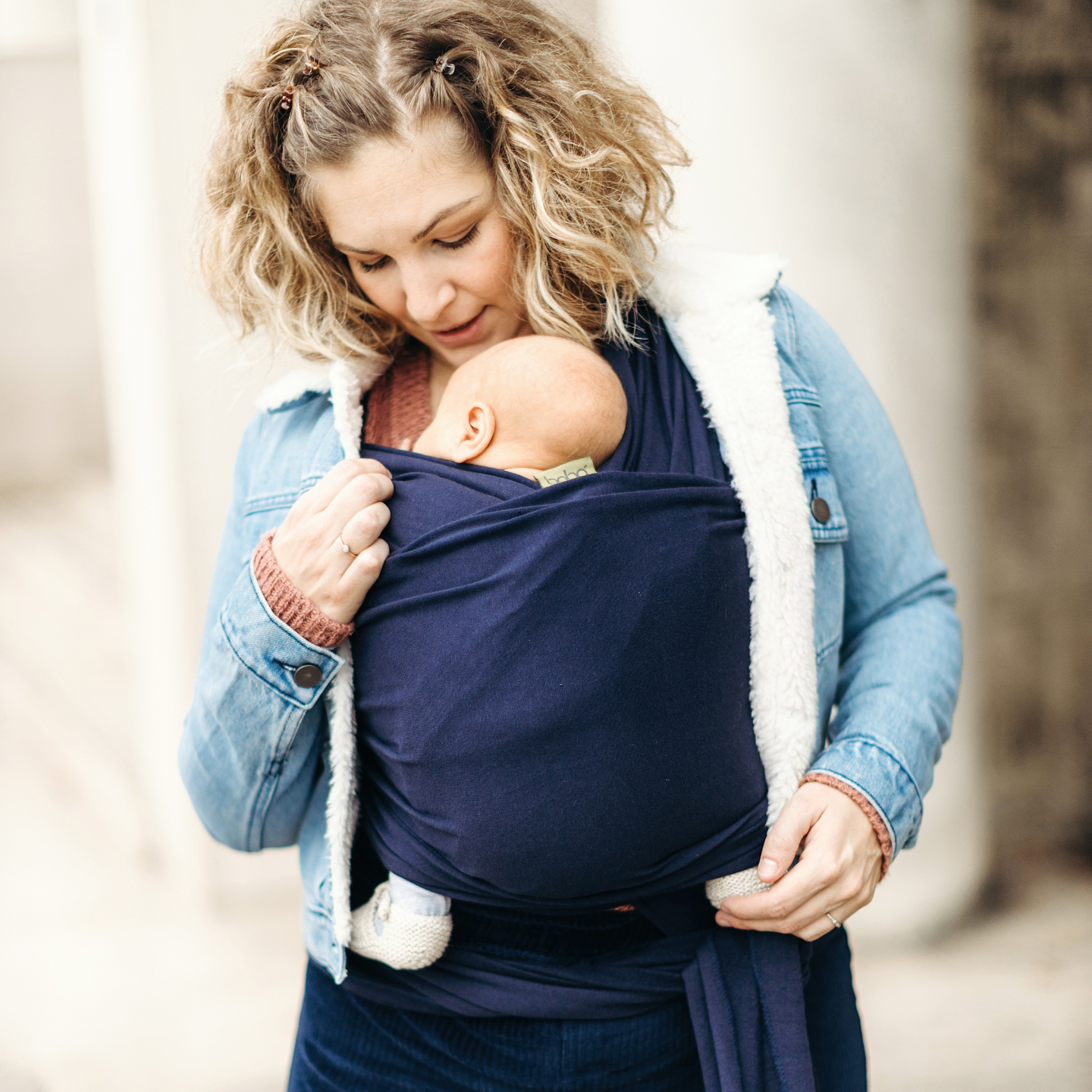Boba Classic Wrap in Navy Blue