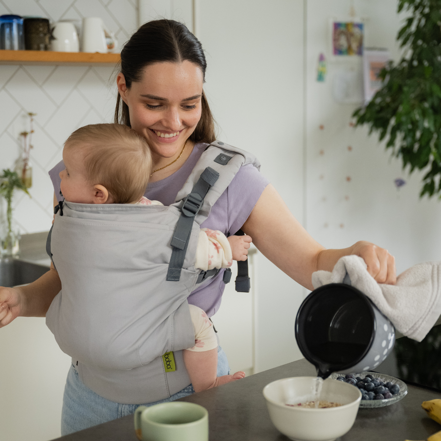 Boba X Adjustable Carrier in Grey