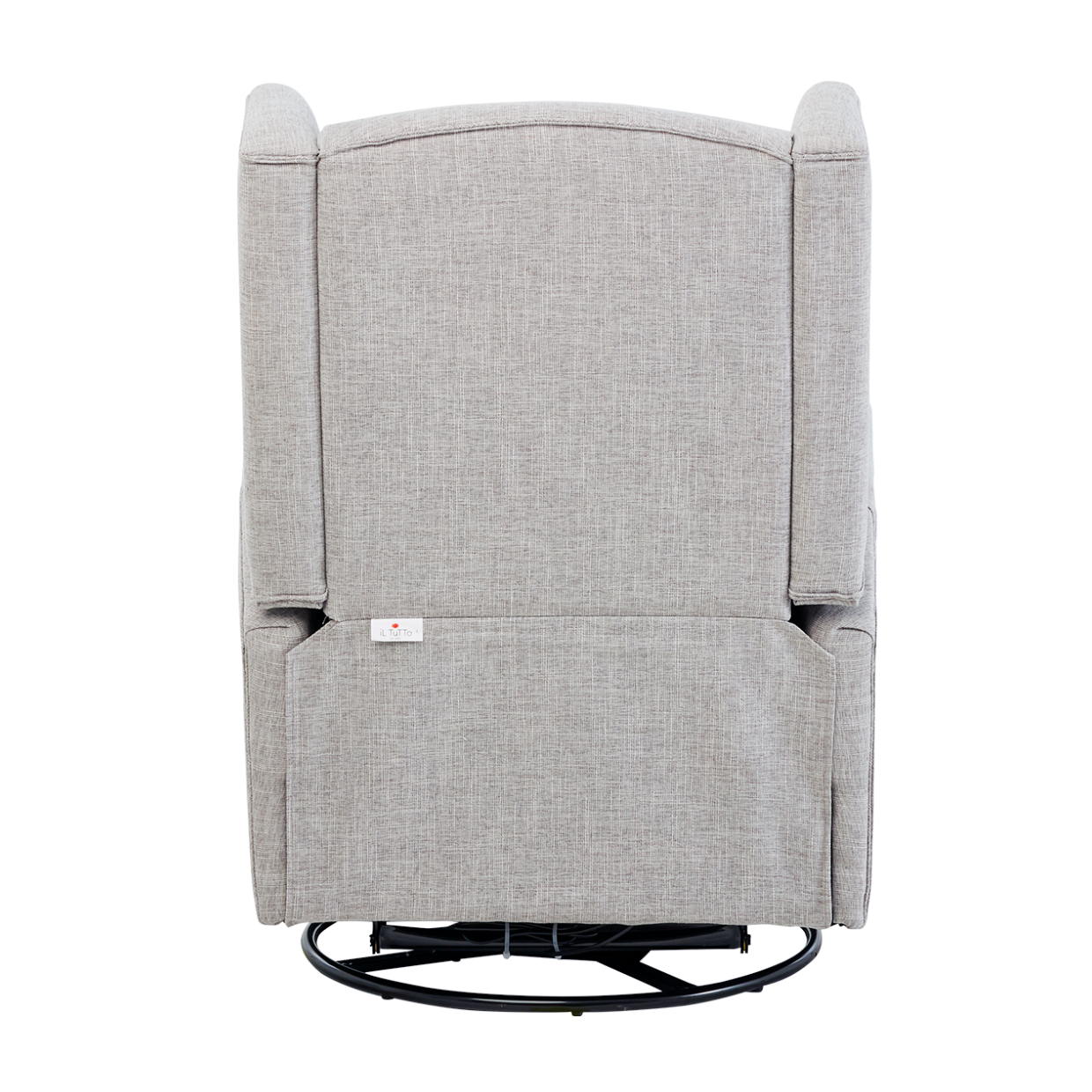 Chelsea Electric Recliner Glider Chair with USB in Pure Grey