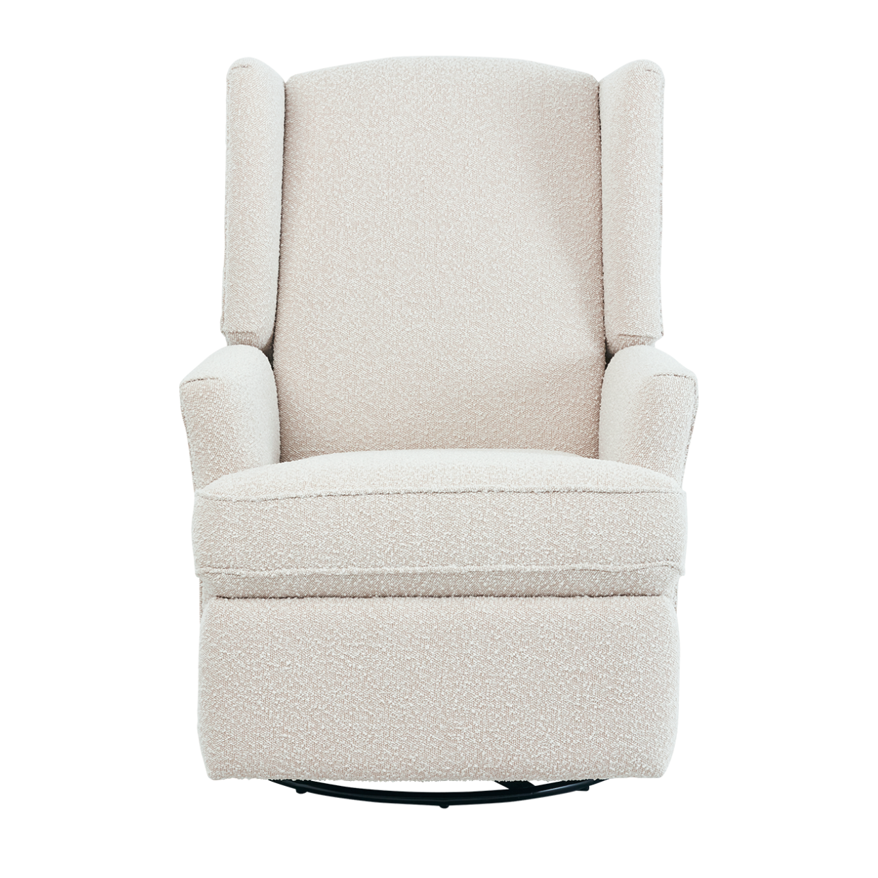 Chelsea Electric Recliner Glider Chair with USB in Vanilla Bouclé