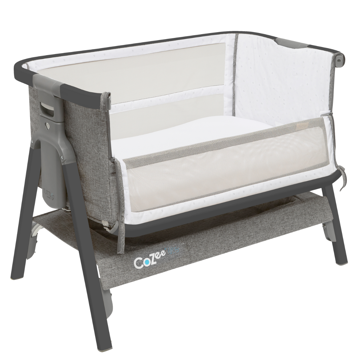 CoZee Breeze Lite Cosleeping in Dark Grey Charcoal iL Tutto