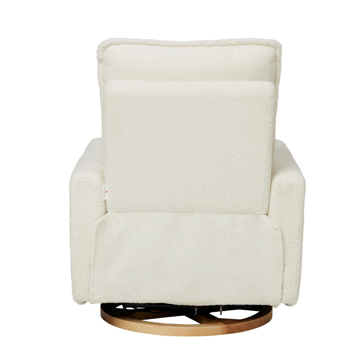 Frankie Electric Recliner Glider Nursery Chair in Coconut Teddy