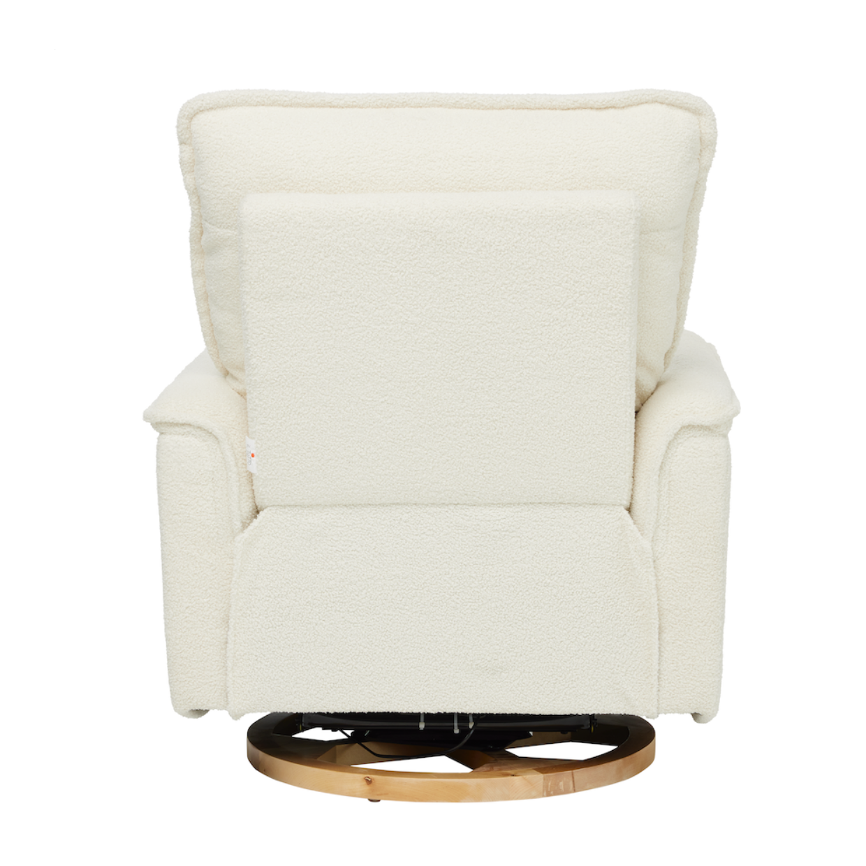 Louie Electric Recliner Glider Nursery Chair in Coconut Teddy