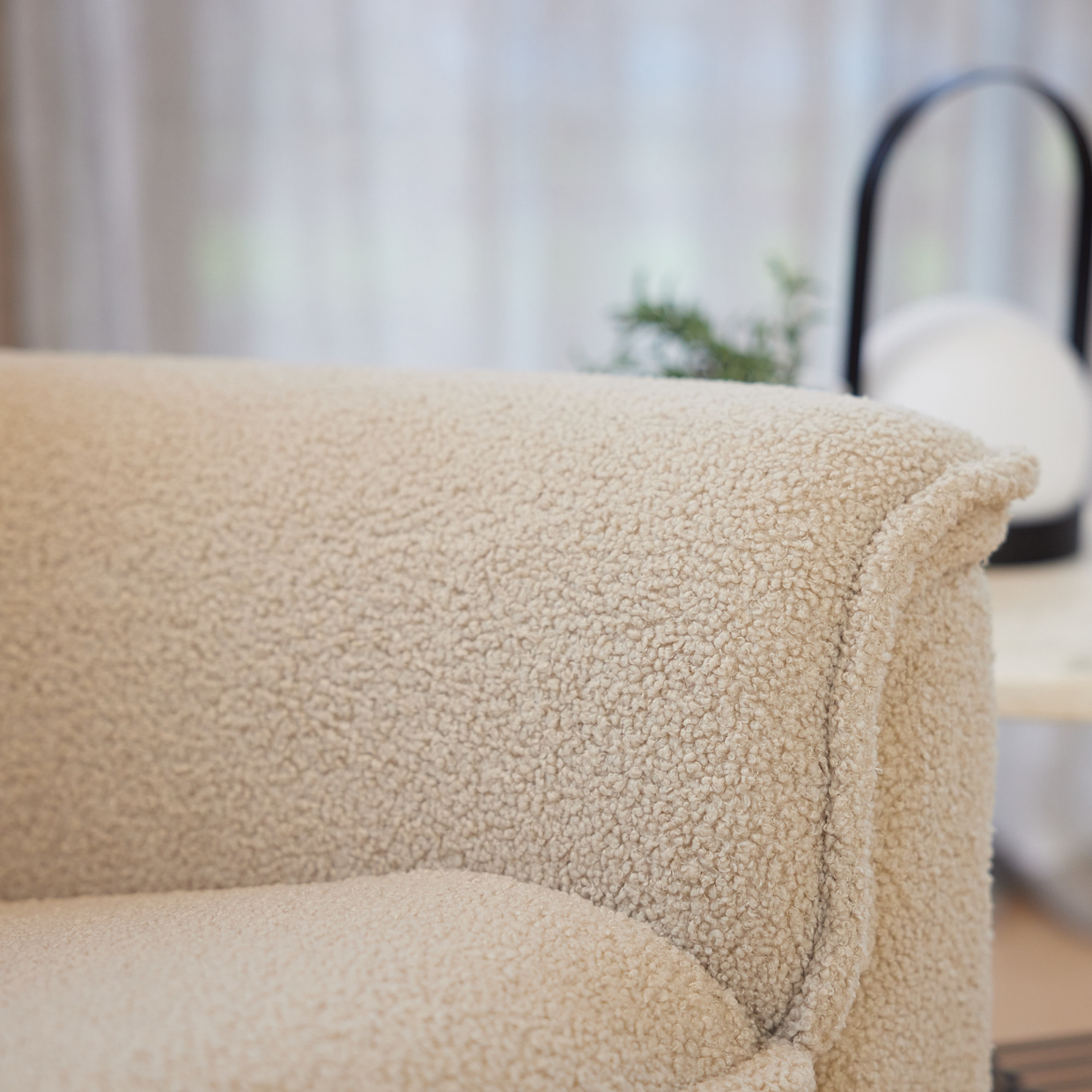 Louie Electric Recliner Glider Nursery Chair in Taupe Teddy