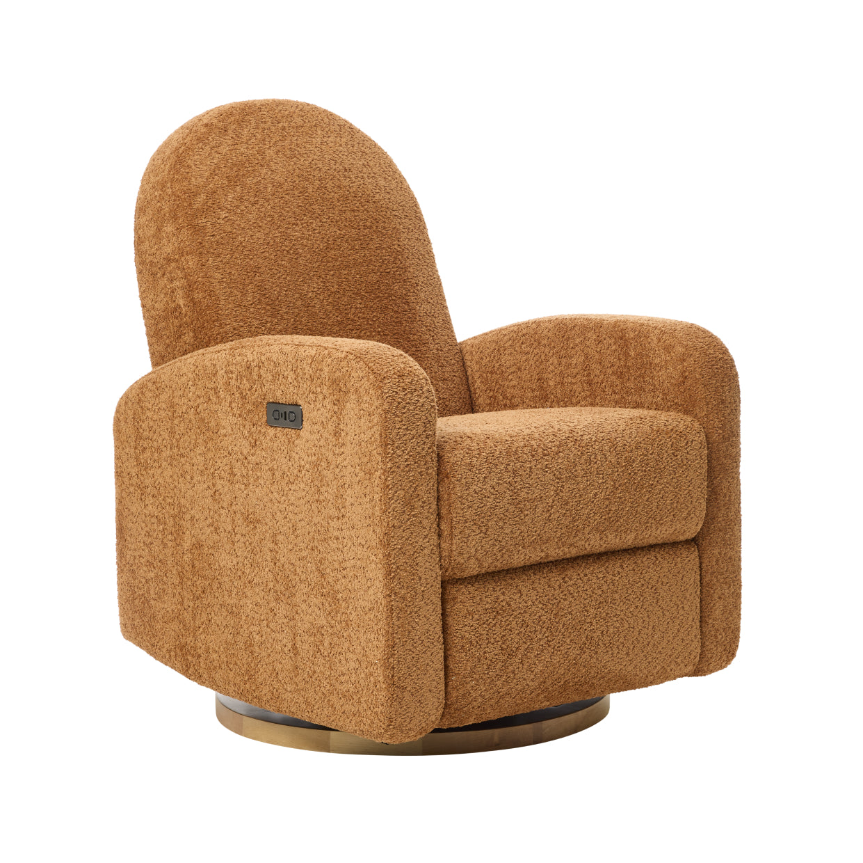 Maya Electric Recliner Glider Nursery Chair in Vintage Rust