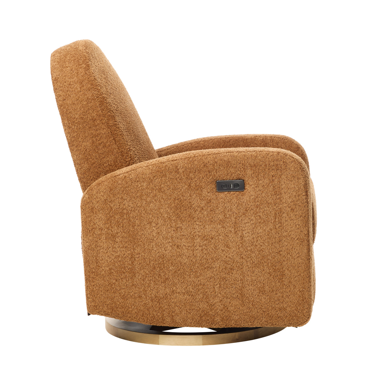 Maya Electric Recliner Glider Nursery Chair in Vintage Rust