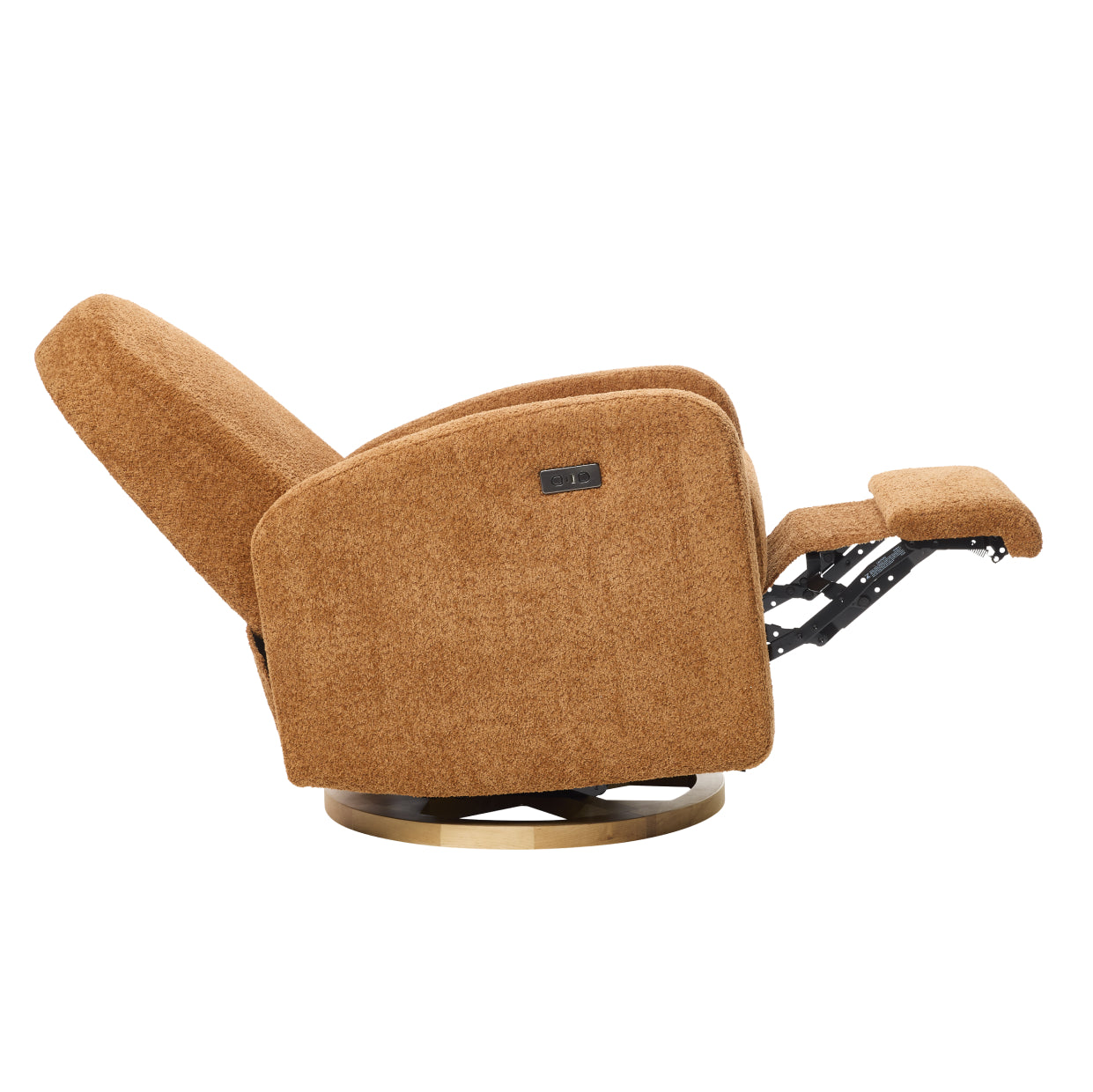 Maya Electric Recliner Glider Nursery Chair in Vintage Rust