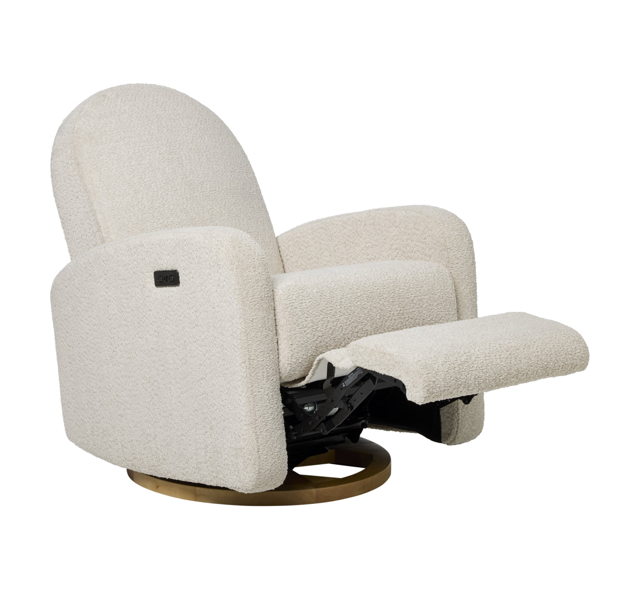 Maya Electric Recliner Glider Nursery Chair in Warm Beige