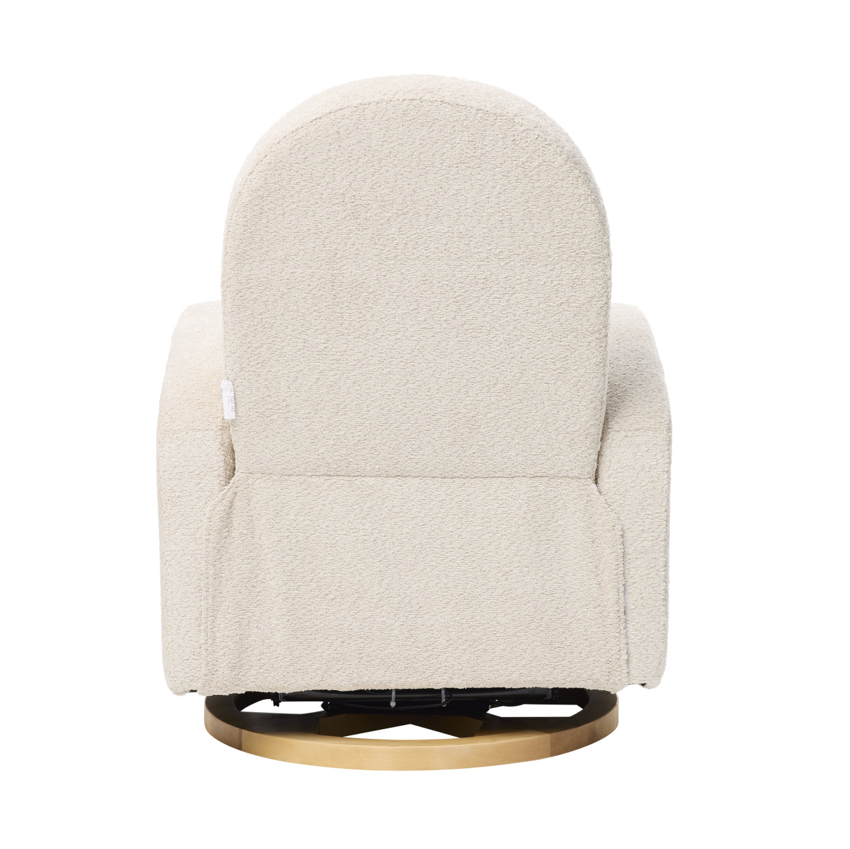 Maya Electric Recliner Glider Nursery Chair in White Mist