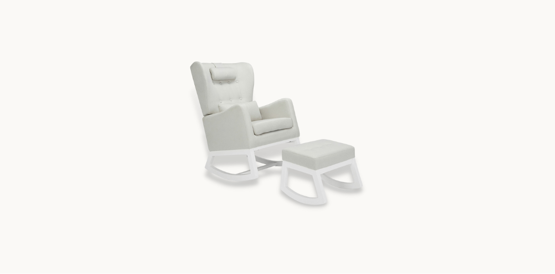 Mimmie Rocking Chairs with Ottoman