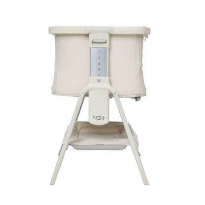 CoZee Breeze Lite Co-sleeping Bassinet in Whitewash Ash and Mushroom