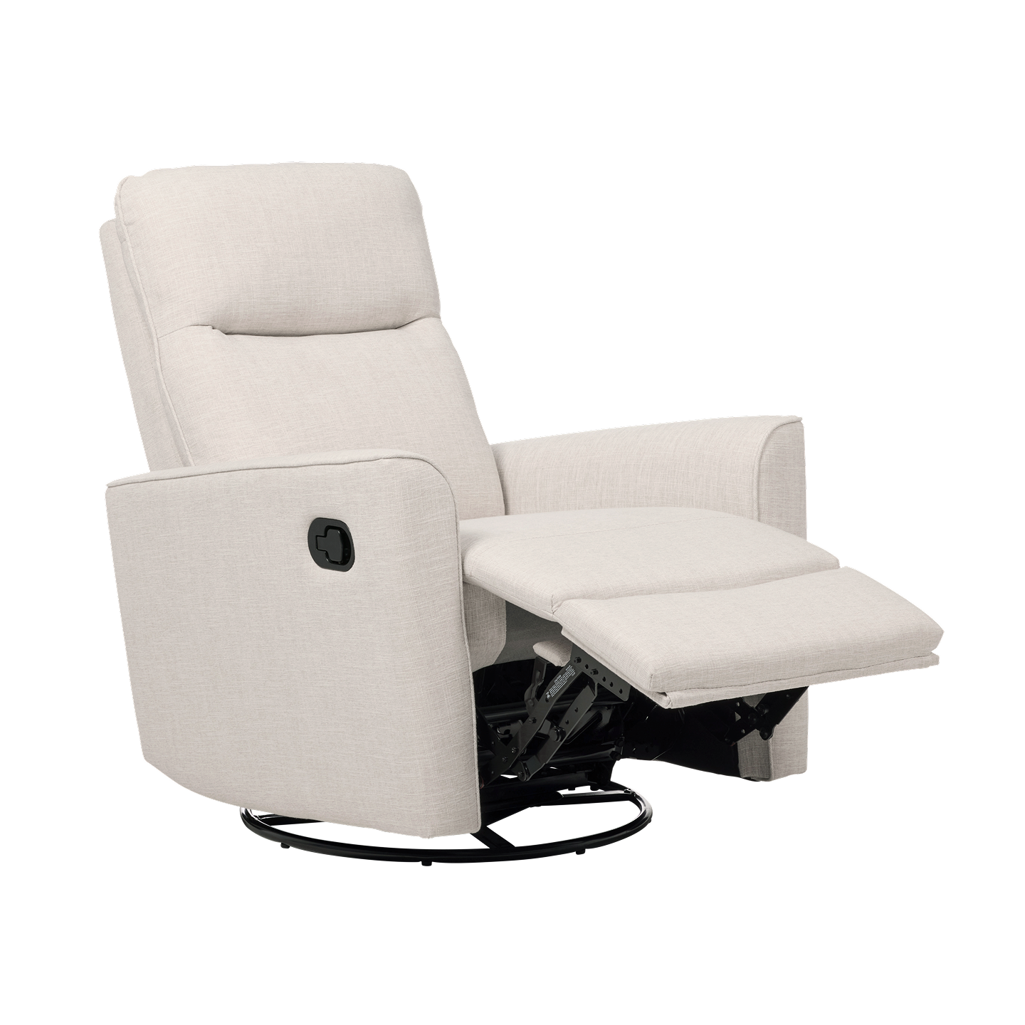 Felix Recliner Glider Nursery Chair in Egg Shell