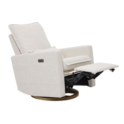 Frankie Electric Recliner Glider Nursery Chair in Eggshell