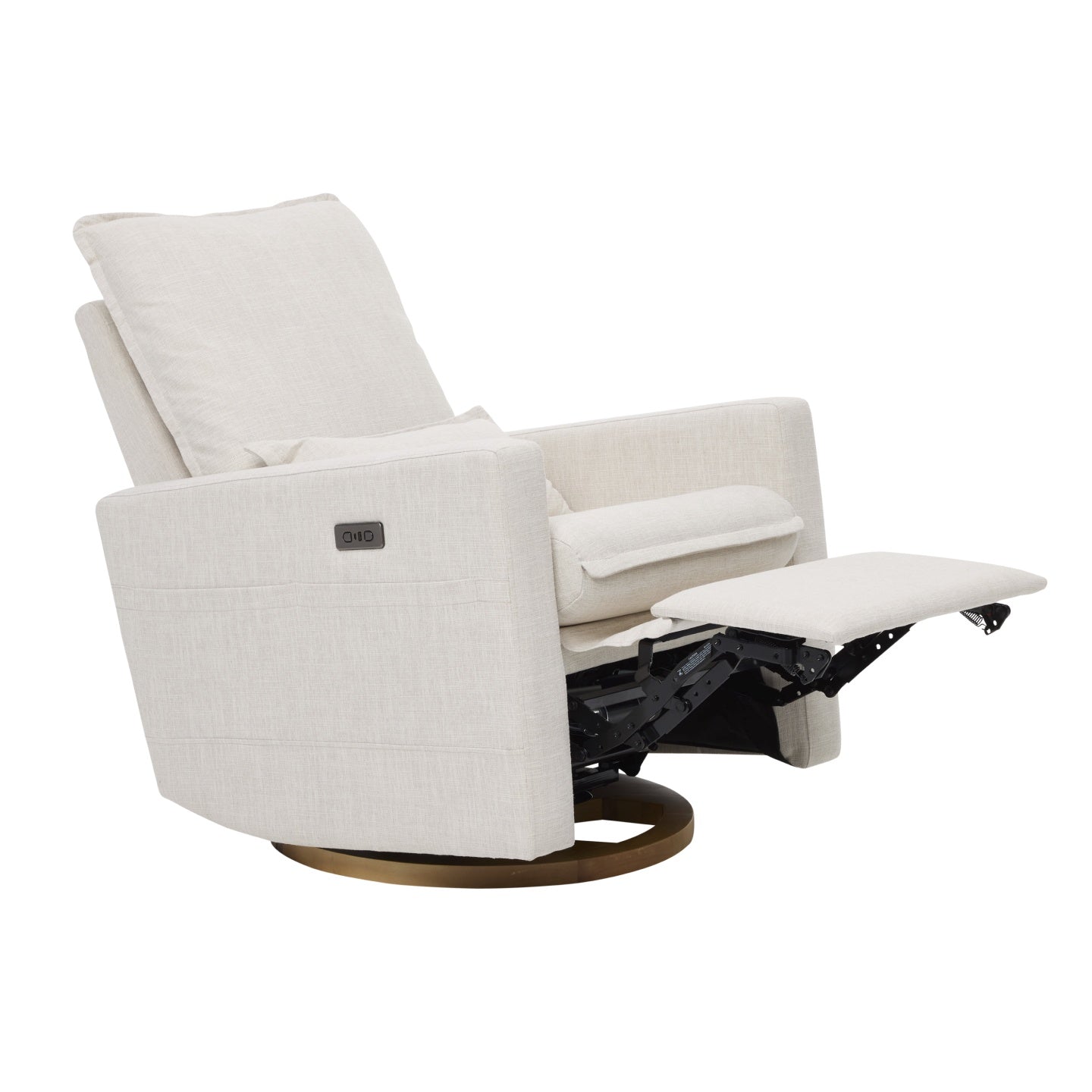 Frankie Electric Recliner Glider Nursery Chair in Eggshell