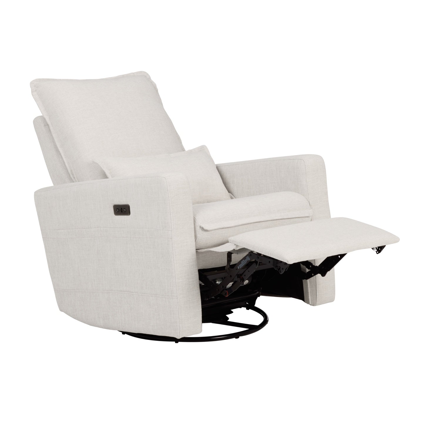 Frankie Electric Recliner Glider Nursery Chair in Eggshell