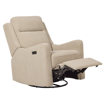 Henry Electric Recliner Glider Chair with USB in Latté