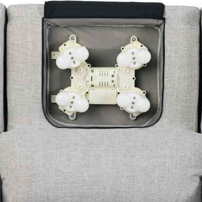 Henry Plus Massage & Heat Nursing Chair in Pure Grey