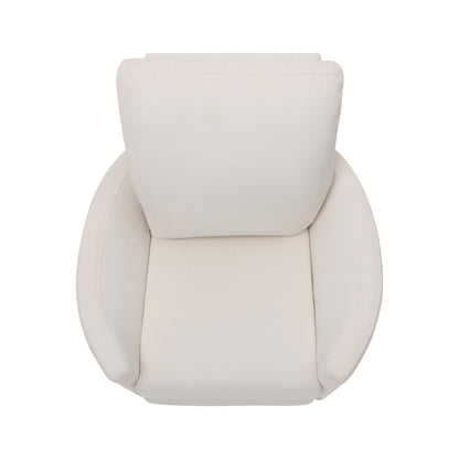 Lola Electric Recliner Glider Nursery Chair in Coconut Corduroy