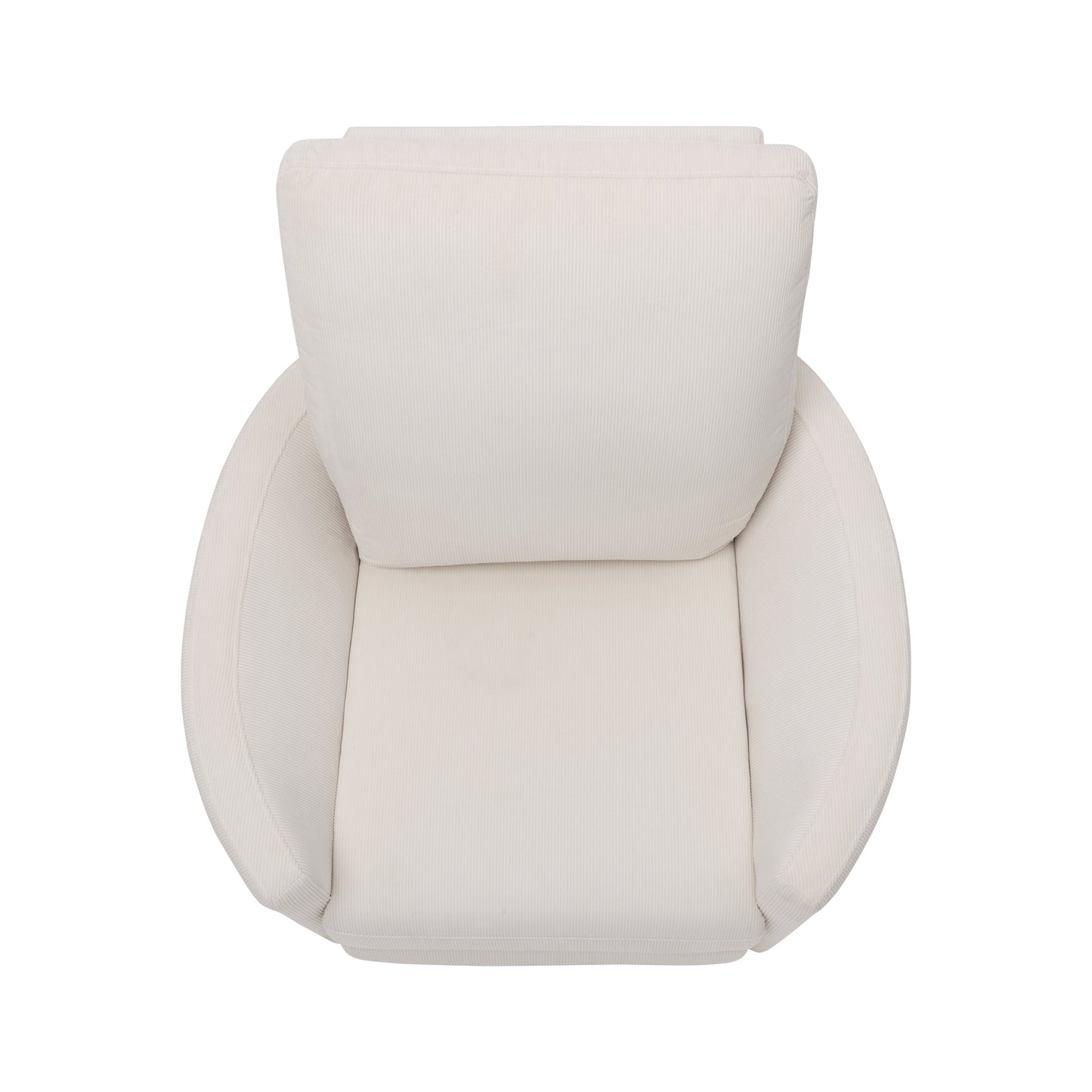 Lola Electric Recliner Glider Nursery Chair in Coconut Corduroy
