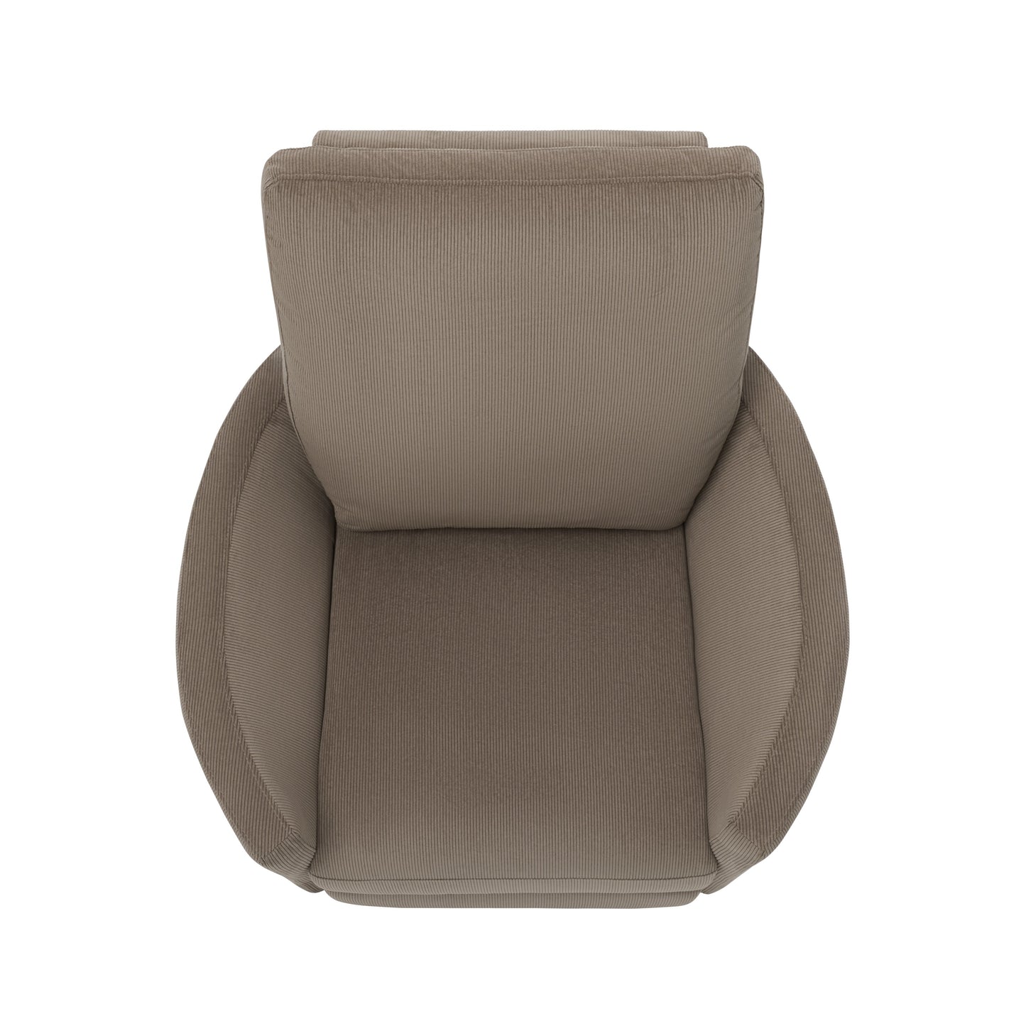 Lola Electric Recliner Glider Nursery Chair in Mocha Corduroy