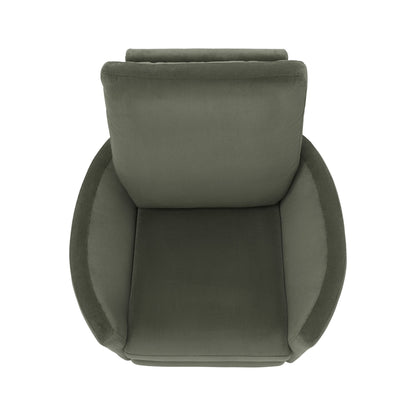 Lola Electric Recliner Glider Nursery Chair in Olive Corduroy