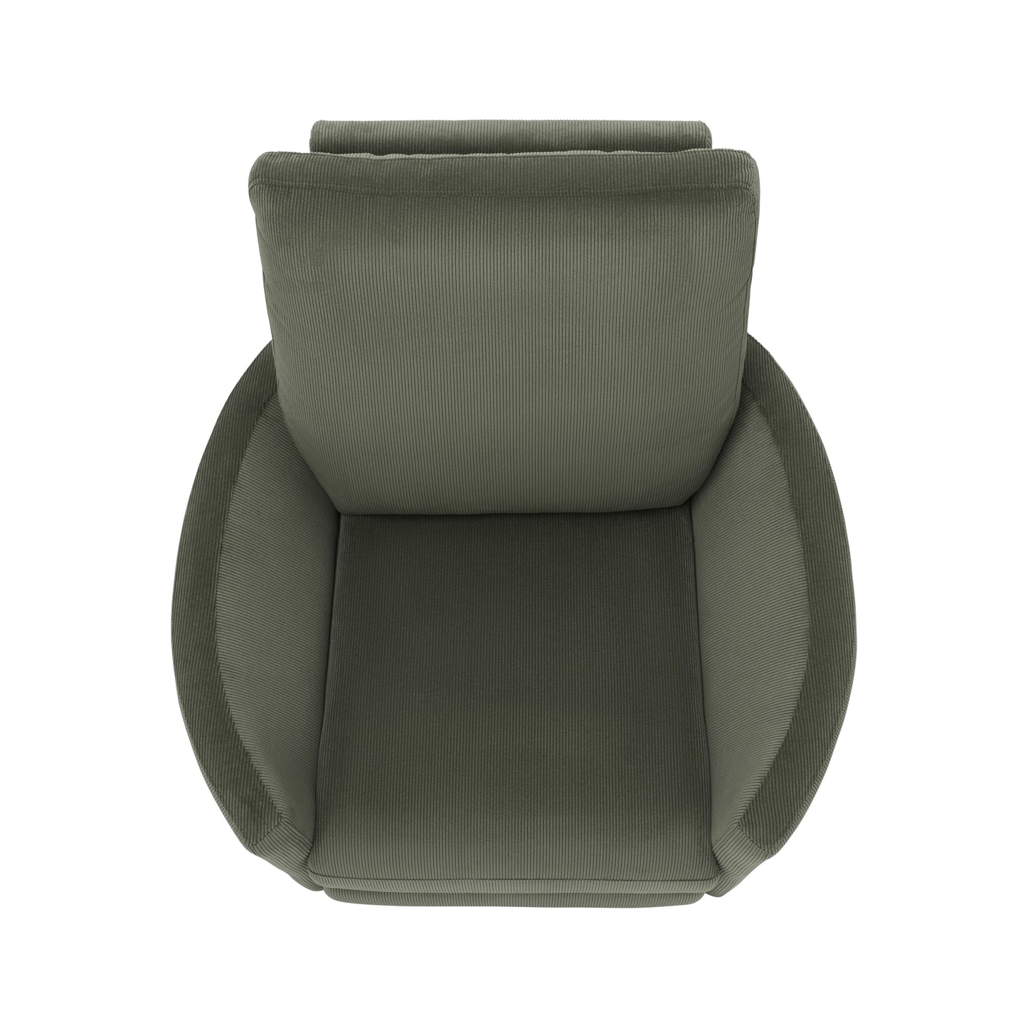Lola Electric Recliner Glider Nursery Chair in Olive Corduroy