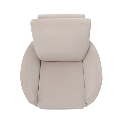 Lola Electric Recliner Glider Nursery Chair in Taupe Corduroy