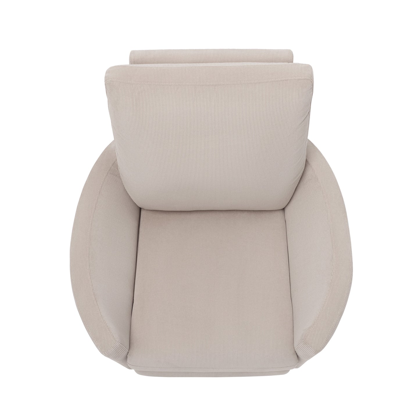 Lola Electric Recliner Glider Nursery Chair in Taupe Corduroy
