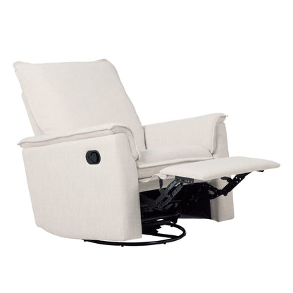 Louie Recliner Glider Nursery Chair in Eggshell