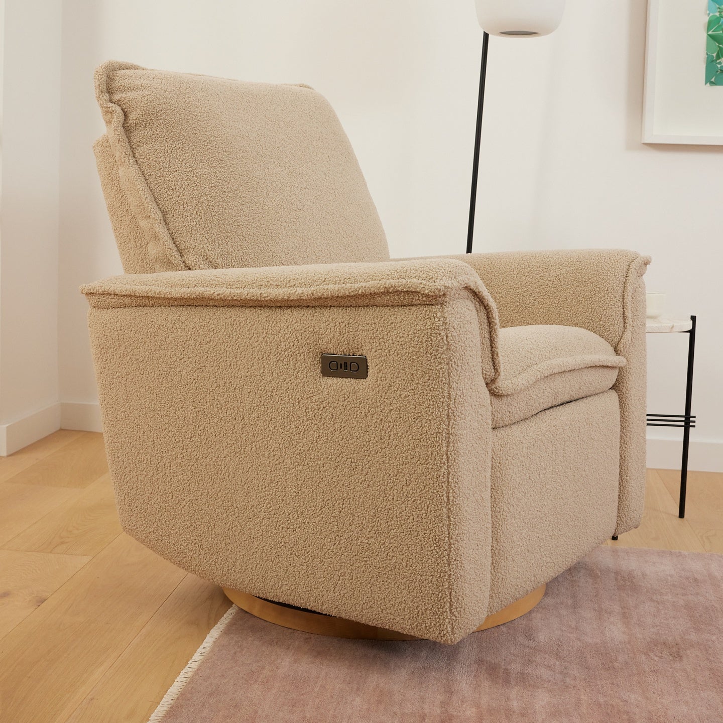 Luca Cot Set with Louie Electric in Taupe Teddy