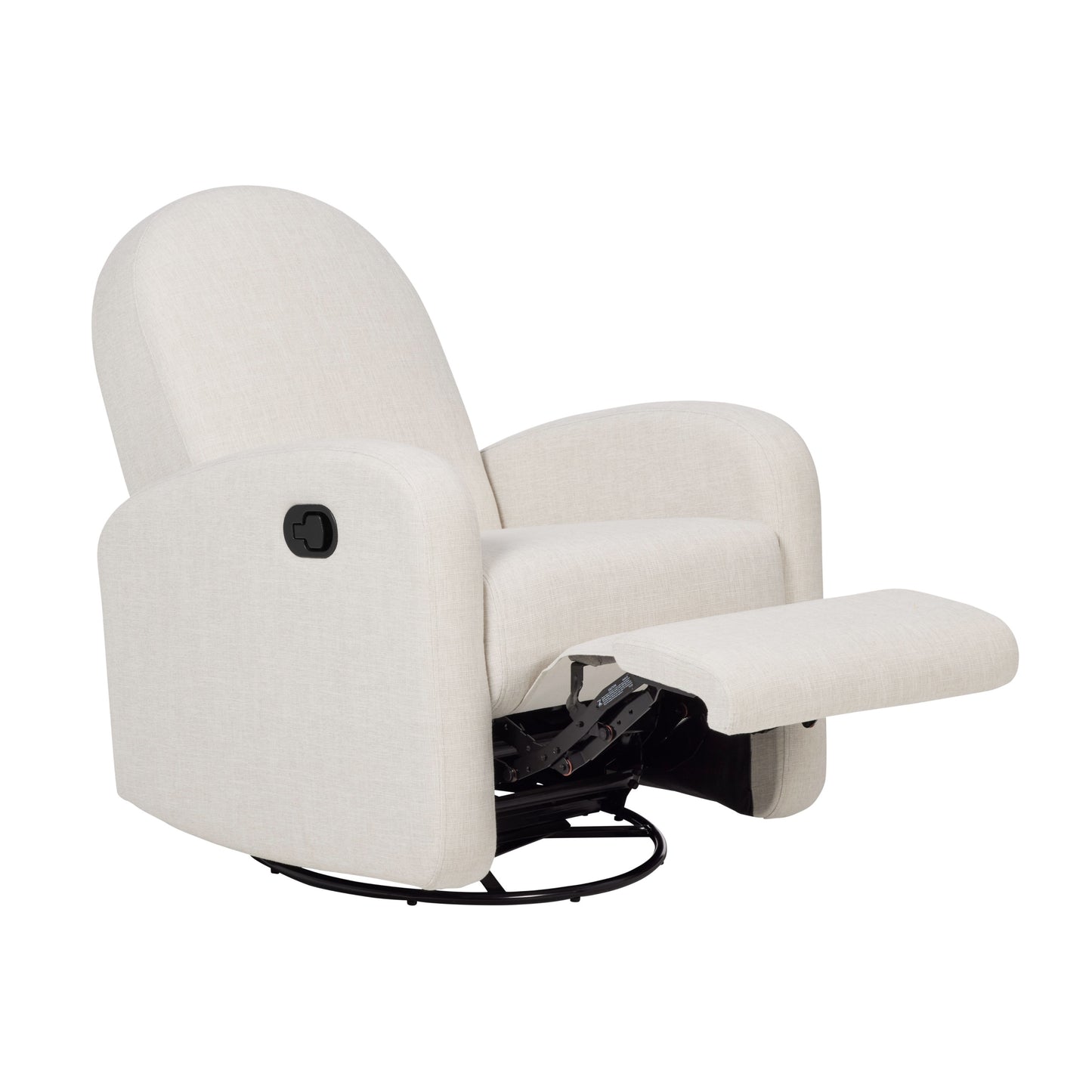 Maya Recliner Glider Nursery Chair in Eggshell