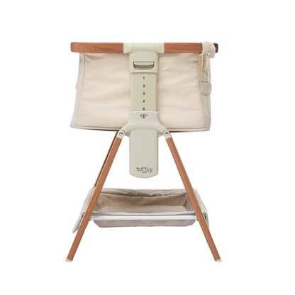 Mini CoZee Breeze Plus Toy Crib in Scandi Walnut & Ecru
